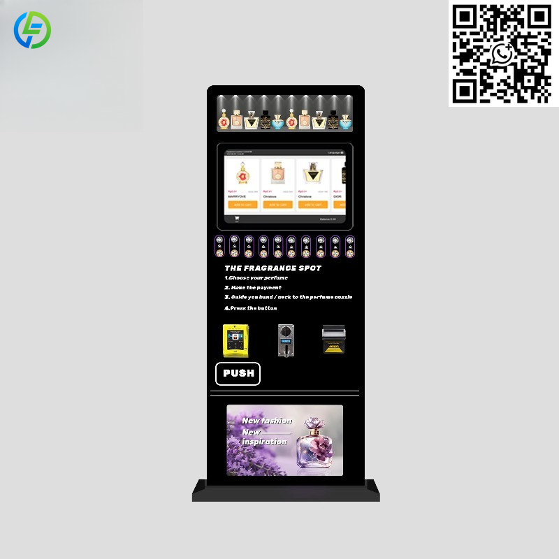 Commercial Vending Machine - เครื่องจำหน่ายน้ำหอมแบบตั้งพื้นสำหรับห้างสรรพสินค้า ถนนค้าขาย และตลาดนัด ปรับแต่งได้ตามต้องการ ขายส่งยอดนิยม