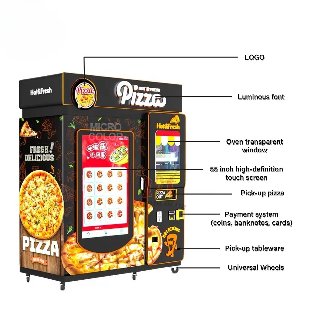 Commercial Vending Machine - เครื่องจำหน่ายพิซซ่าอัตโนมัติแบบกำหนดเองของ YG รุ่นยอดนิยม นวัตกรรมใหม่ บริการตนเอง อุปกรณ์บริการอาหารเชิงพาณิชย์อัตโนมัติเต็มรูปแบบ