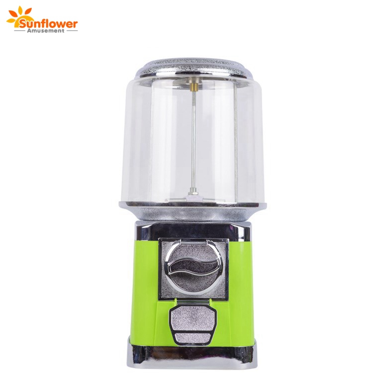 Bubble Gum Machine - เครื่องจำหน่ายลูกอมหมากฝรั่งทรงกลมขนาดใหญ่ ราคาโรงงาน พร้อมช่องรับเหรียญและลิ้นชักเก็บเงินแบบถอดได้ ฟังก์ชันความบันเทิง