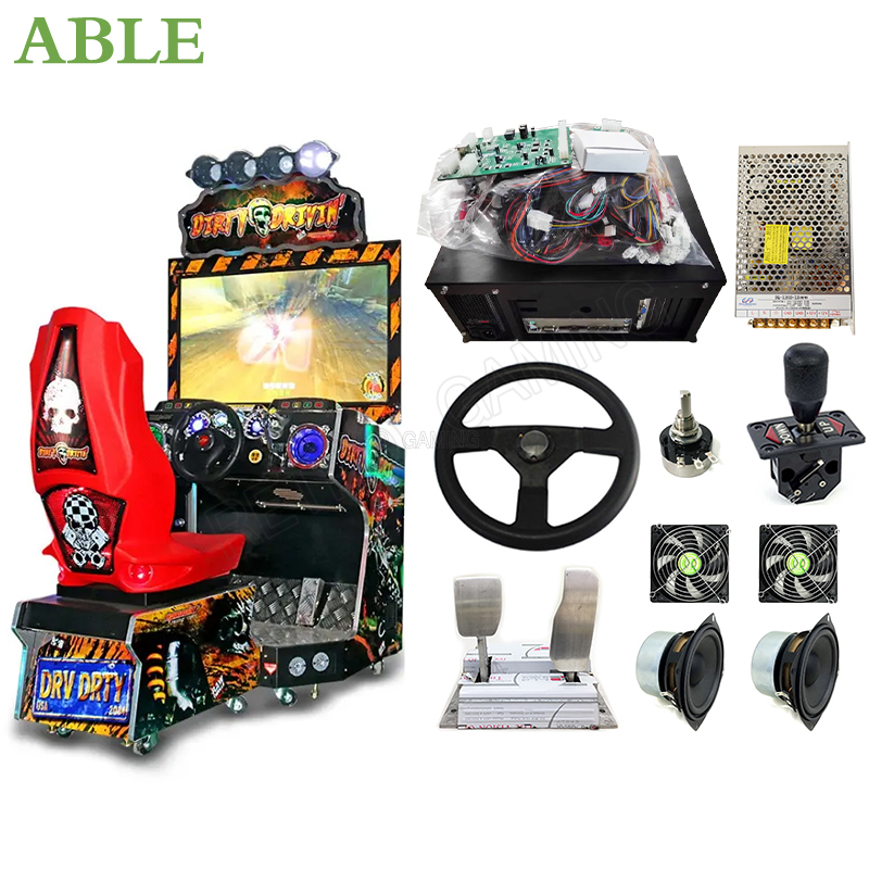 Skee Ball Arcade - เครื่องเกมอาร์เคดขับสกปรกแบบ DIY ชุดเต็มรูปแบบใช้เหรียญจำลองการขับรถเกมแข่งรถชุดอาเขต