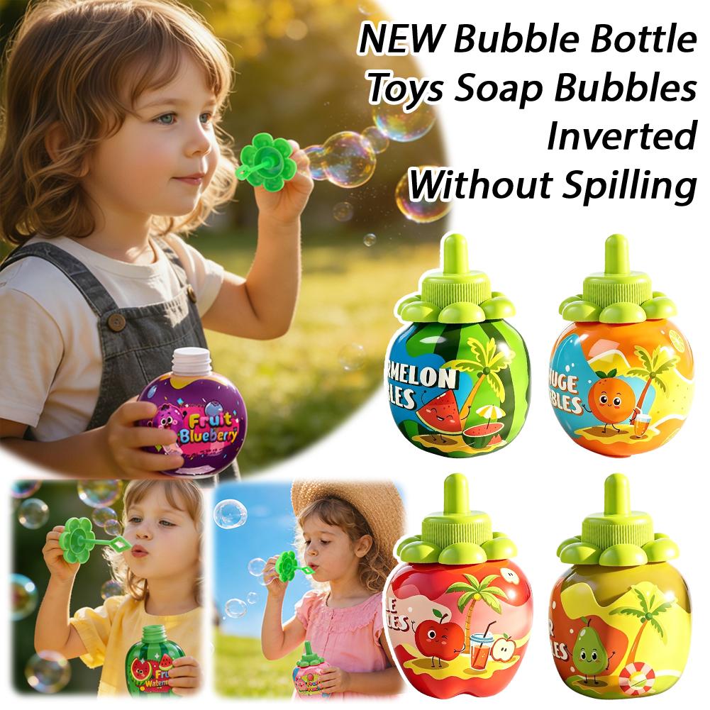Bubble Gum Machine - ของเล่นขวดฟองสบู่แบบใหม่ ไม่หก ไม่รั่วไหล เครื่องเป่าฟองสบู่ ของเล่นเกมปาร์ตี้กลางแจ้งสำหรับเด็กช่วงฤดูร้อน
