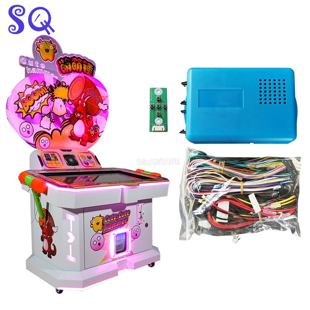 Gun Shooting Arcade - หน้าจอสัมผัสแตะเมจิกน่ารักตีค้อนอาเขต DIY ชุดเครื่องชุดเมนบอร์ดสายเหรียญเกมสําหรับเด็ก Amusem