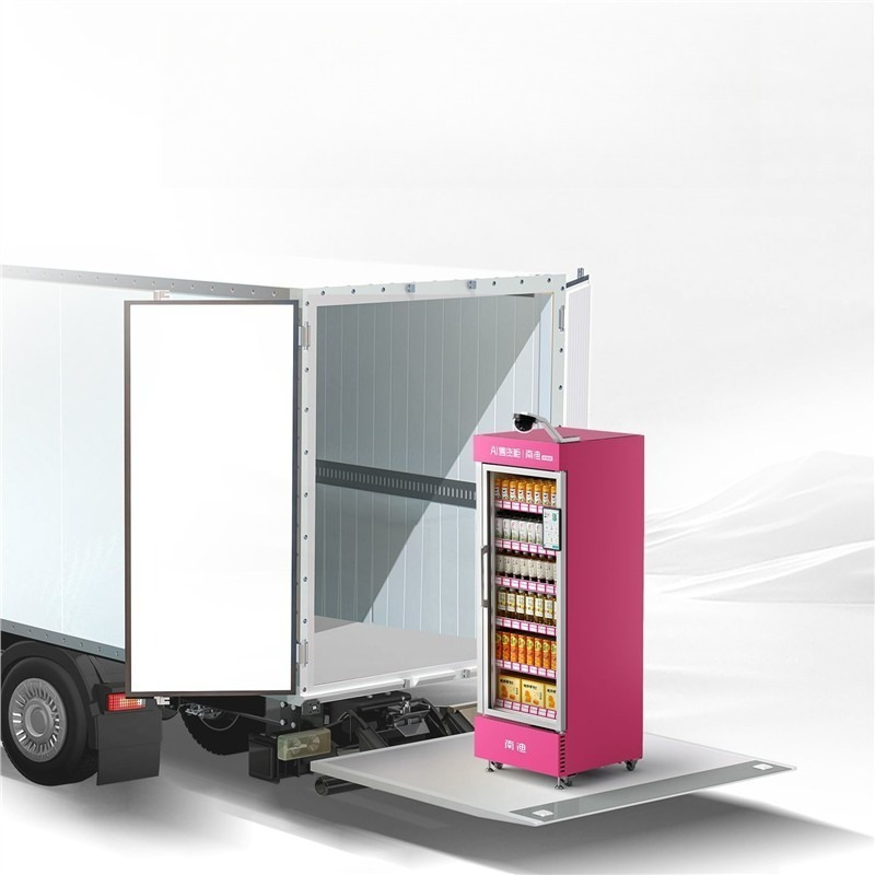 Open Vending Machine - ตู้จำหน่ายสินค้าอัตโนมัติแบบเปิดประตูเดียว ไม่มีคนดูแล สำหรับเครื่องดื่มและขนมขบเคี้ยว อัจฉริยะ สำหรับธุรกิจ