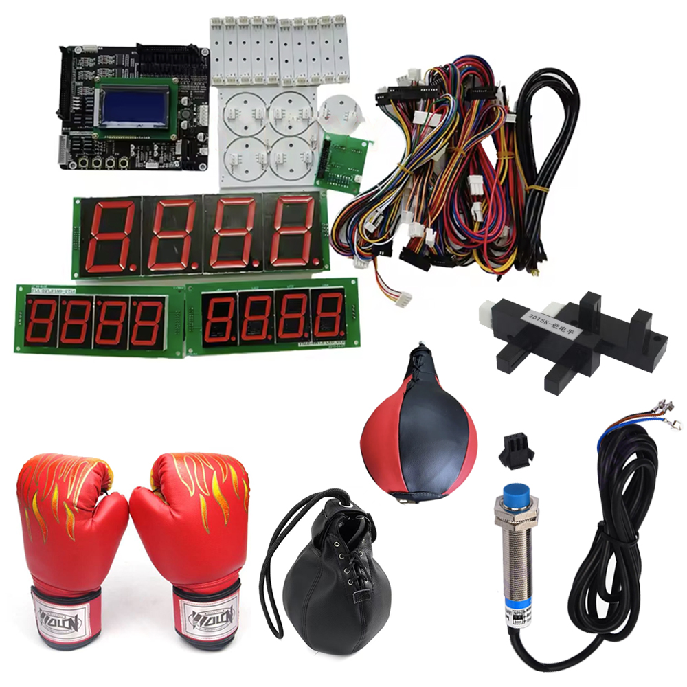 Whack A Mole Arcade - ชุดอุปกรณ์ DIY สำหรับอะไหล่เครื่องเกมส์ชกมวยแบบดิจิตอล สำหรับเครื่องเกมส์ชกมวย Big King