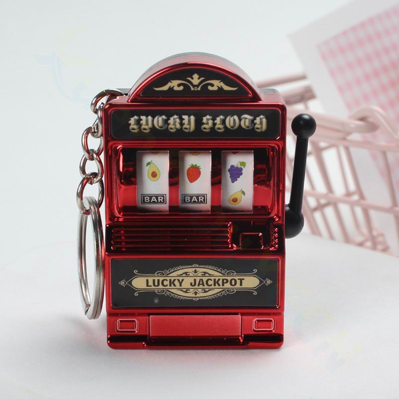 พวงกุญแจเครื่องสล็อตมินิ 10 ชิ - Fruit Slot Machine บทวิจารณ์และราคา