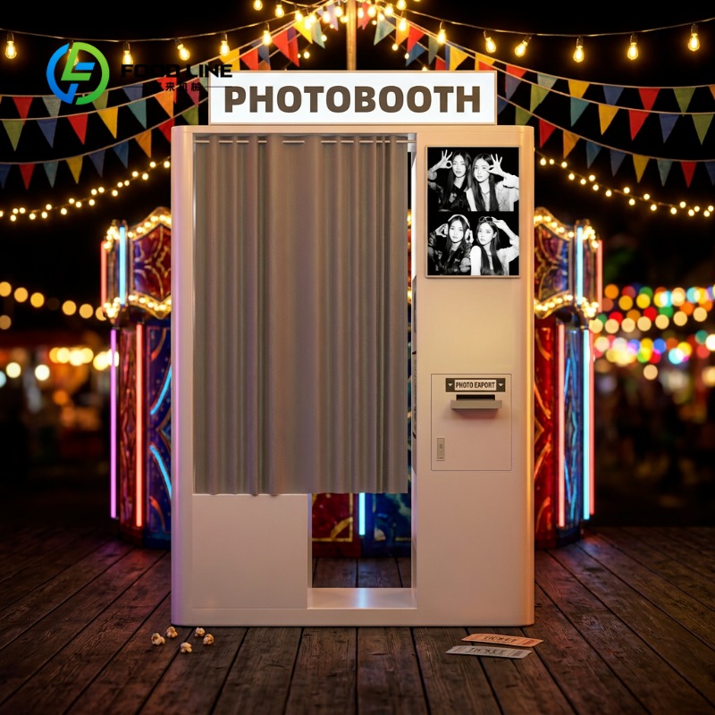 ตู้ถ่ายรูปอัตโนมัติสไตล์วินเทจ - Photo Booth Machine บทวิจารณ์และราคา