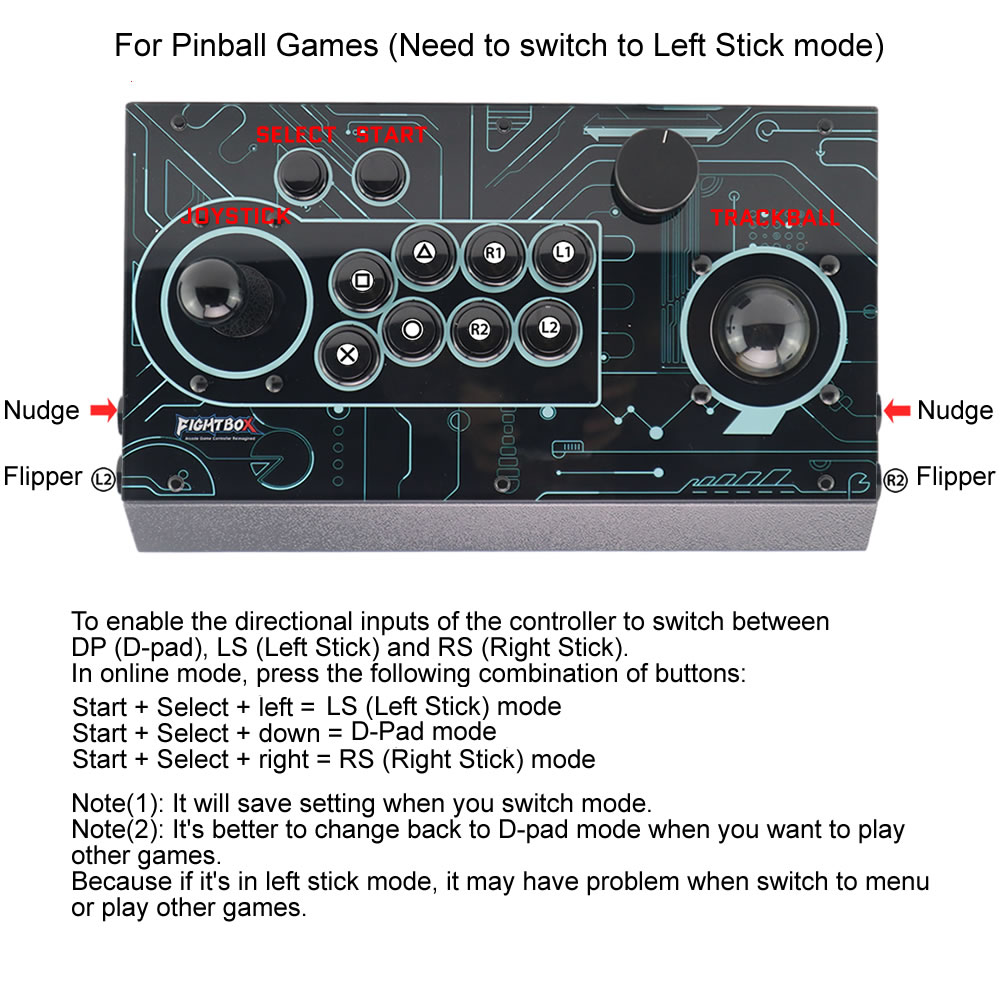 จอยสติ๊กต่อสู้แบบอาร์เคด Fight - Trackball Controller Arcade บทวิจารณ์และราคา