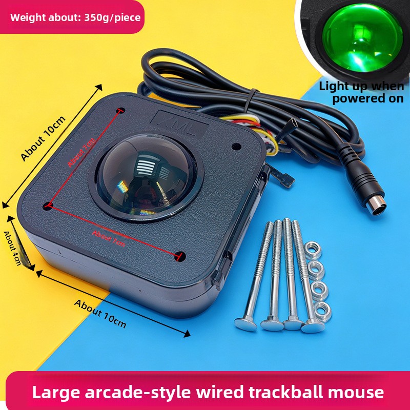 อุปกรณ์เสริมเกมอาร์เคด แทร็กบอ - Trackball Controller Arcade บทวิจารณ์และราคา