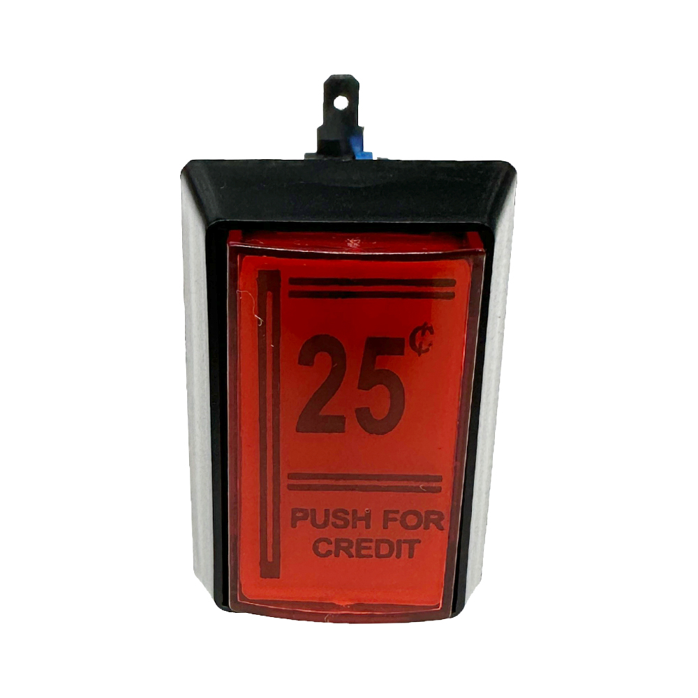 1 ชิ้น 25 เซ็นต์ปุ่มสี่เหลี่ยม - Coin Pusher Machine บทวิจารณ์และราคา